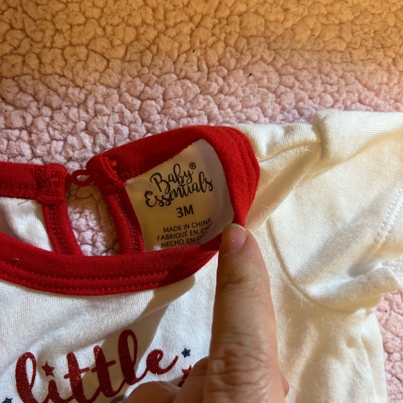 3 month ‘Little Miss Firecracker’ onesie and tutu 🥰 - Picture 3 of 3